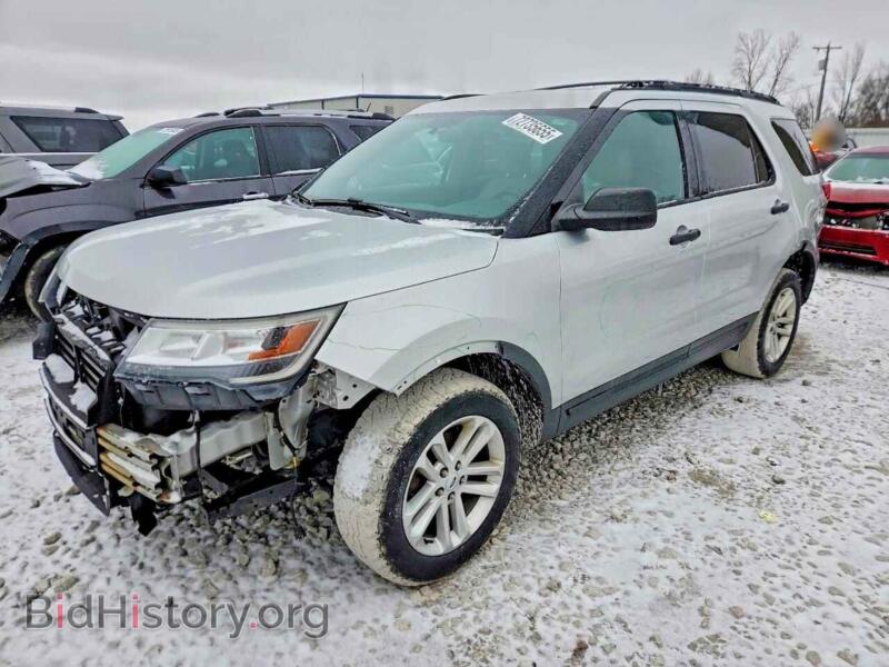2017 Ford EXPLORER (VIN 1FM5K8B81HGD44730) — photo 1 of 12, Copart, damage: front end