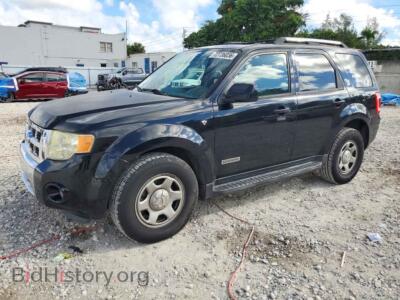 2008 Ford ESCAPE Limited, черный — VIN 1FMCU04148KC89934, Copart