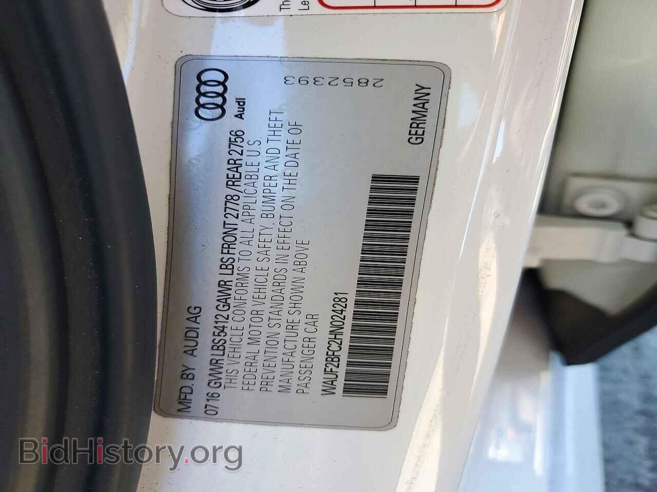 2017 AUDI A6 - VIN: WAUF2BFC2HN024281 - Photo 12