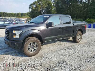 2015 Ford F-150 Supercrew, black — VIN 1FTEW1EF4FKD07031, Copart