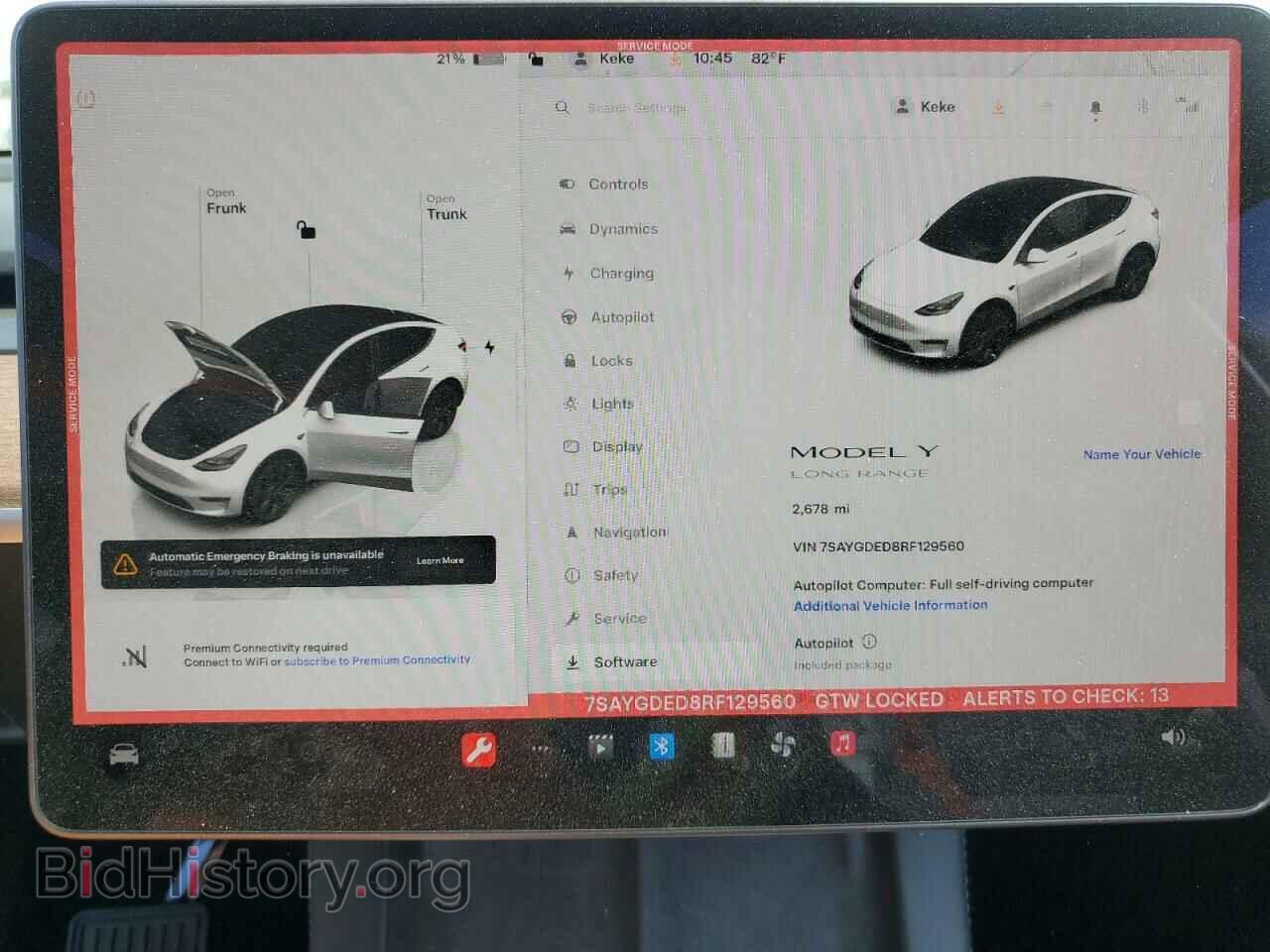 2024 TESLA MODEL Y - VIN: 7SAYGDED8RF129560 - Фото 9