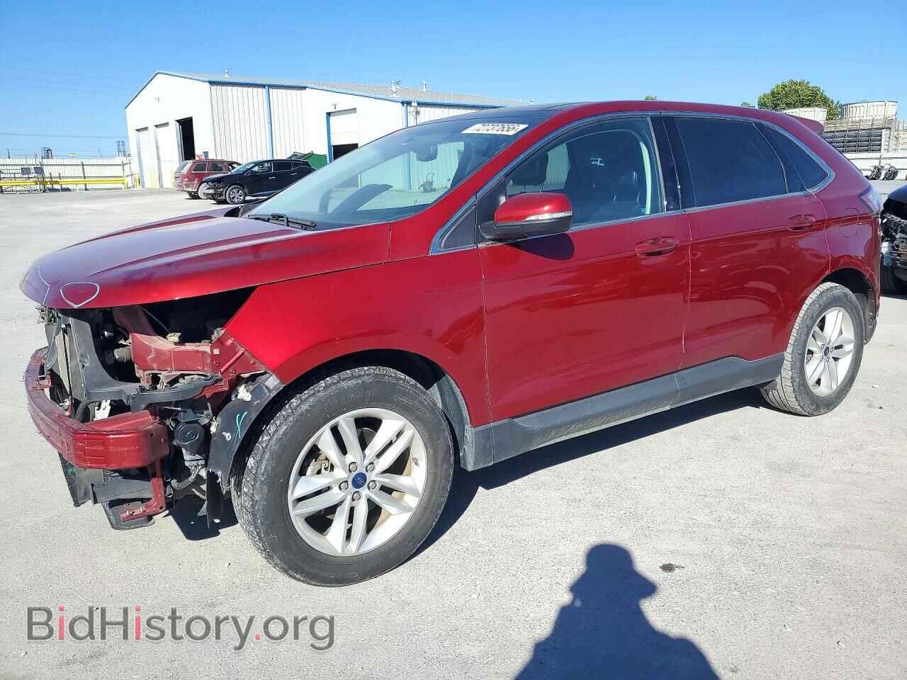 2016 Ford EDGE SEL (VIN 2FMPK3J89GBB18521) — фото 1 из 14, Copart, повреждение: передняя часть