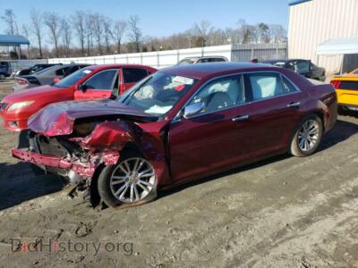 2017 Chrysler 300 300c, бордовый — VIN 2C3CCAEG1HH655621, Copart