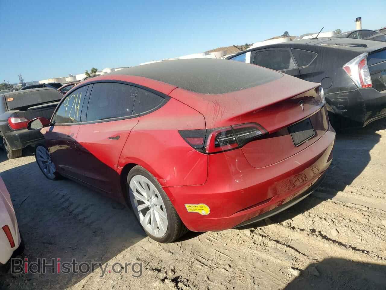 2022 TESLA MODEL 3 - VIN: 5YJ3E1EB6NF134566 - Фото 2