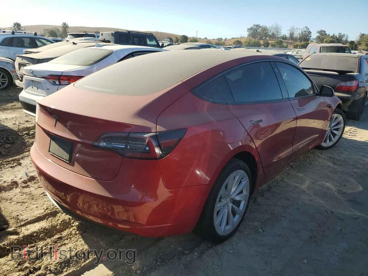 2022 TESLA MODEL 3 - VIN: 5YJ3E1EB6NF134566 - Фото 3