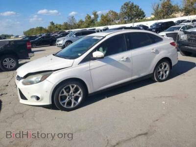 2012 Ford FOCUS, white — VIN 1FAHP3J27CL173958, Copart