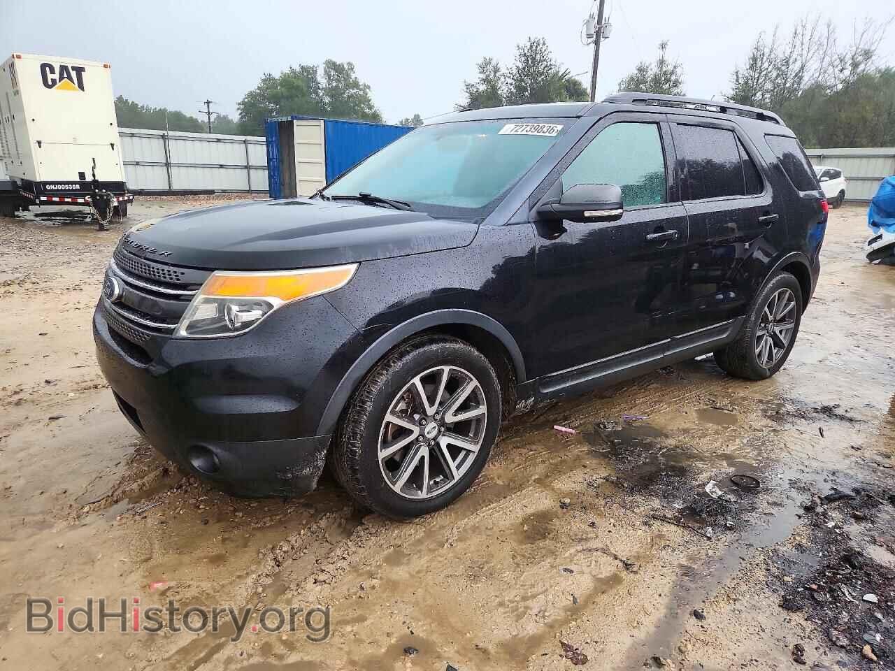 2015 Ford EXPLORER XLT (VIN 1FM5K7D86FGC34843) — photo 1 of 13, Copart, damage: side