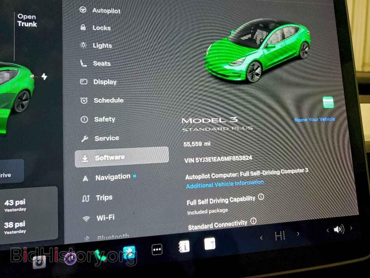 2021 TESLA MODEL 3 - VIN: 5YJ3E1EA6MF853824 - Фото 9