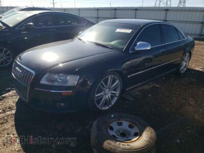 2007 Audi S8 S8 Quattro, black — VIN WAUPN44E77N015523, Copart