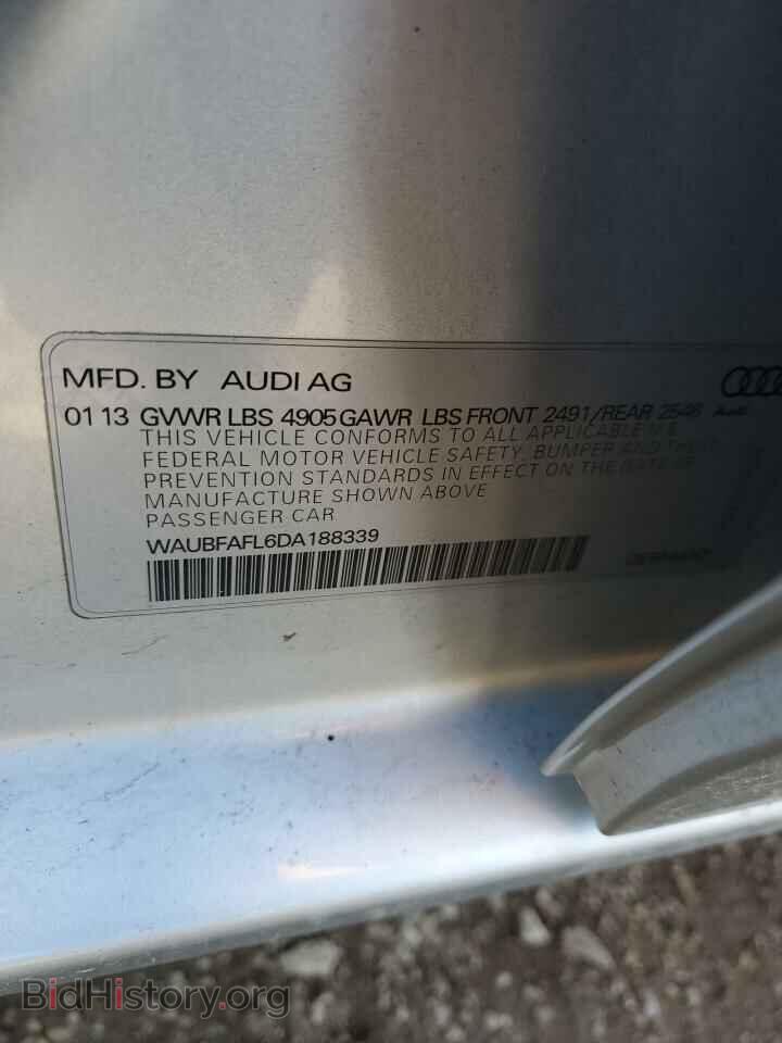 2013 AUDI A4 - VIN: WAUBFAFL6DA188339 - Фото 12