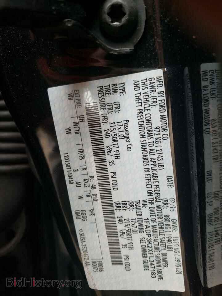2015 FORD FOCUS - VIN: 1FADP3K2XFL347183 - Photo 12