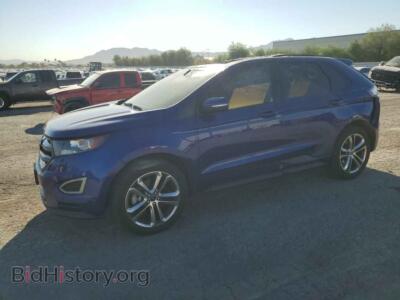 2015 Ford EDGE Sport, blue — VIN 2FMPK3APXFBB21367, Copart
