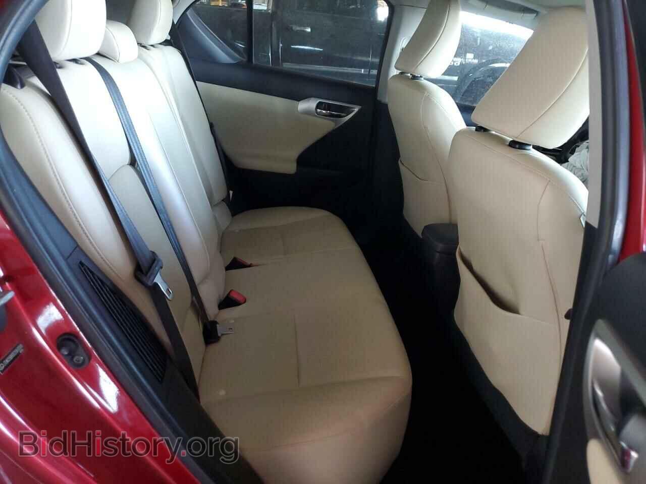 2012 LEXUS CT 200 - VIN: JTHKD5BH0C2061014 - Фото 10