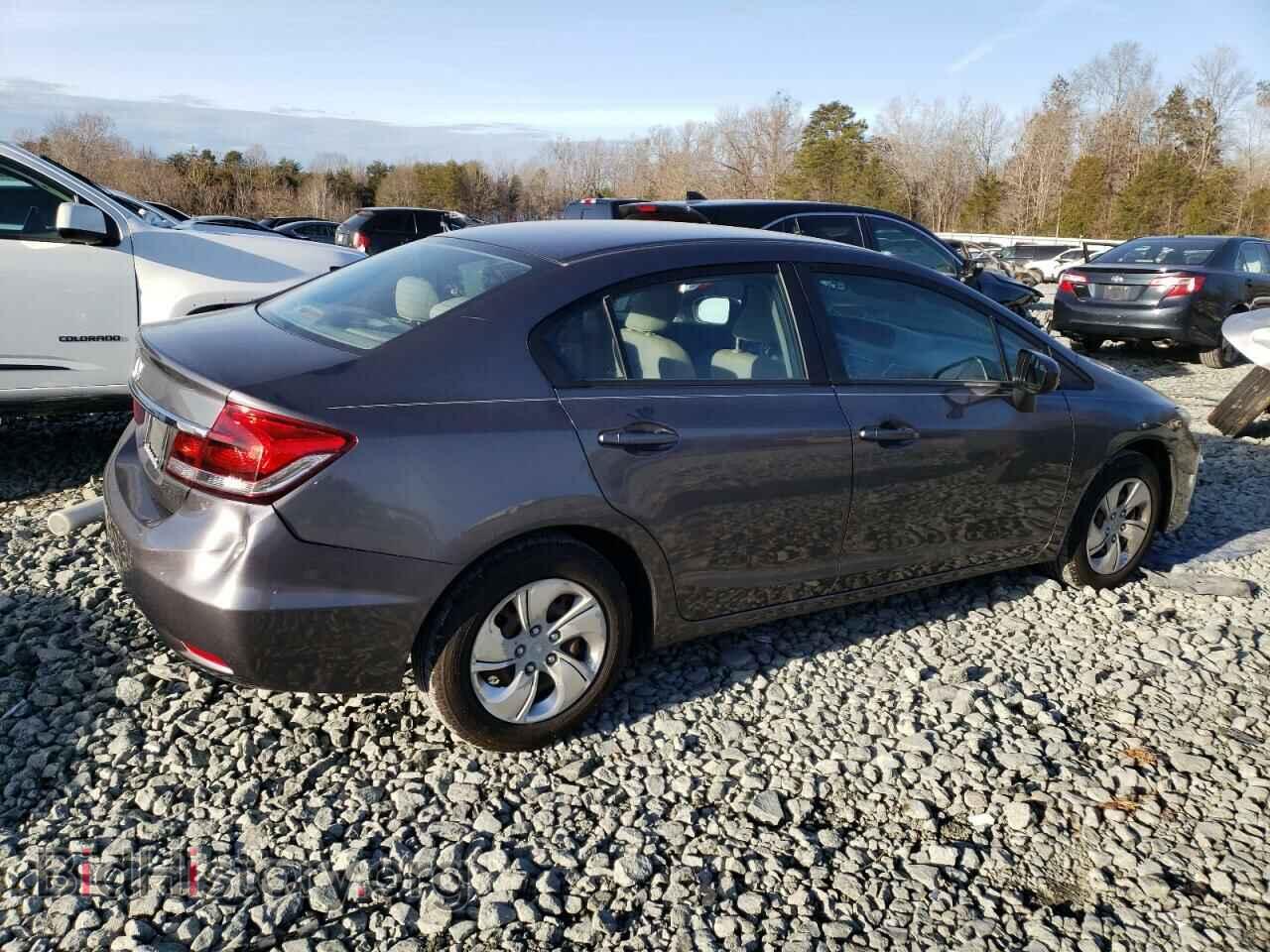 2014 HONDA CIVIC - VIN: 2HGFB2F50EH552606 - Фото 3
