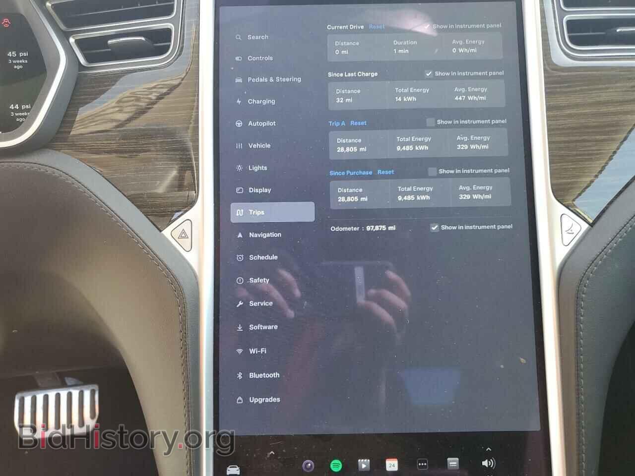 2015 TESLA MODEL S - VIN: 5YJSA1H10FFP77958 - Фото 9