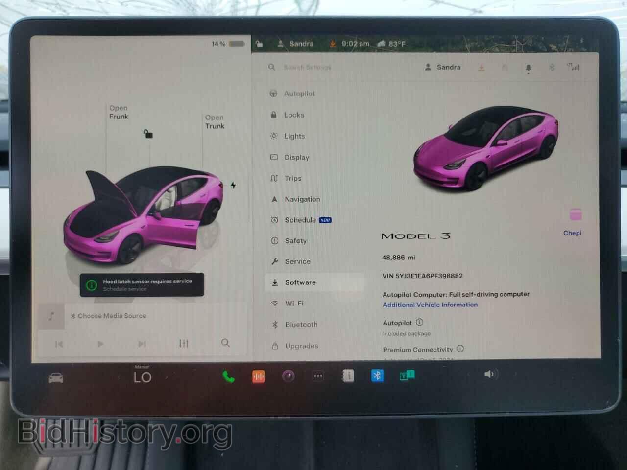 2023 TESLA MODEL 3 - VIN: 5YJ3E1EA6PF398882 - Photo 9