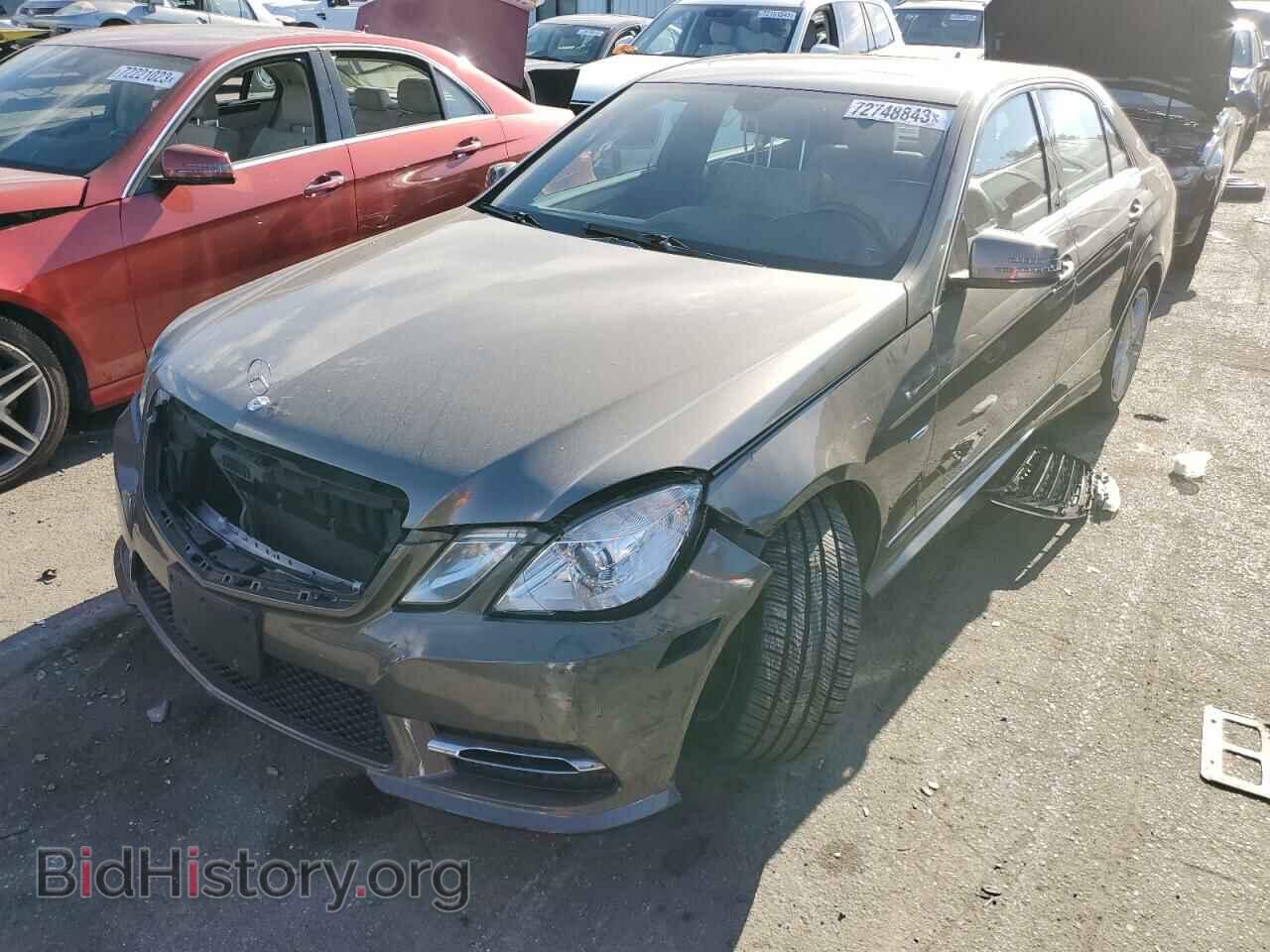 Photo WDDHF5KB7CA522397 - MERCEDES-BENZ E-CLASS 2012