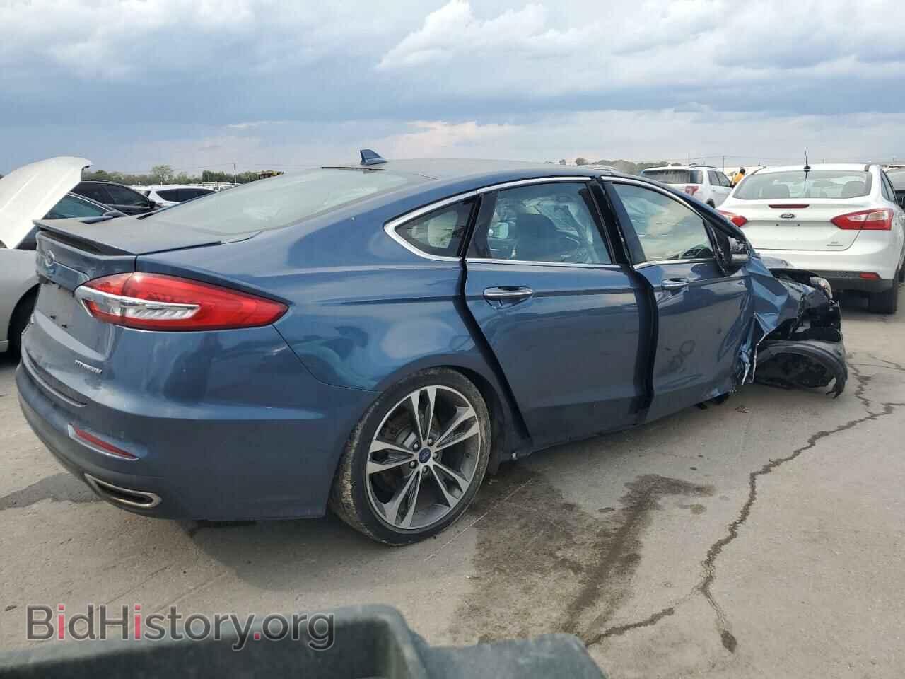 2019 FORD FUSION - VIN: 3FA6P0D98KR141292 - Фото 3