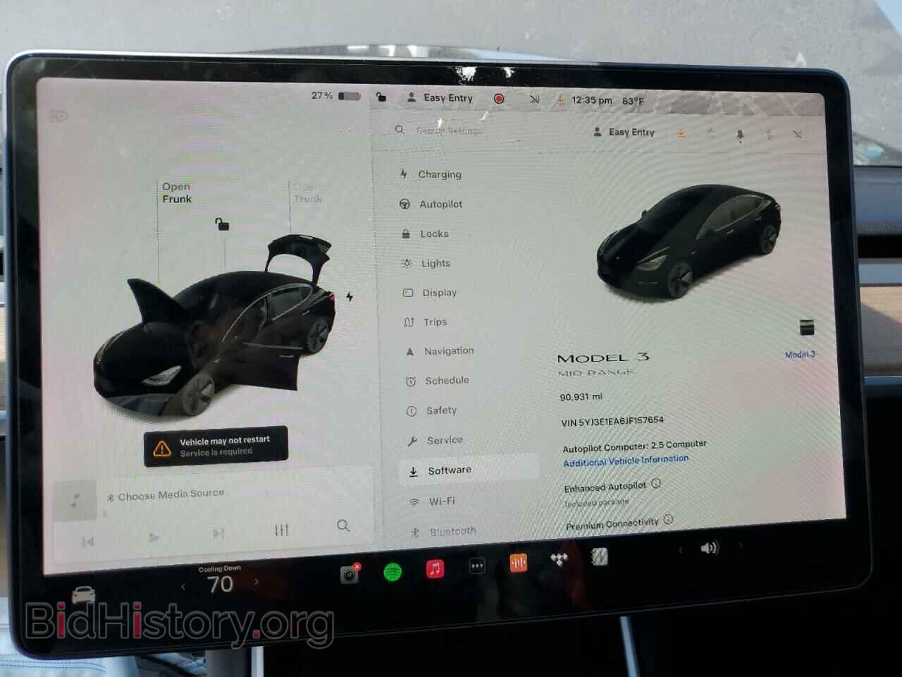 2018 TESLA MODEL 3 - VIN: 5YJ3E1EA6JF157654 - Фото 9
