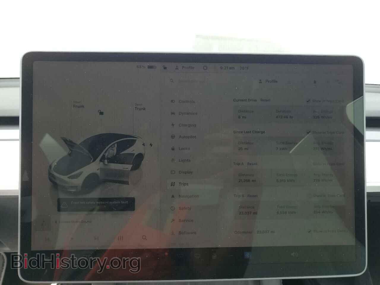 2022 TESLA MODEL Y - VIN: 7SAYGDEF5NF543777 - Photo 9