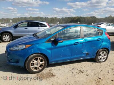 2016 Ford FIESTA SE, синий — VIN 3FADP4EJ5GM129953, Copart