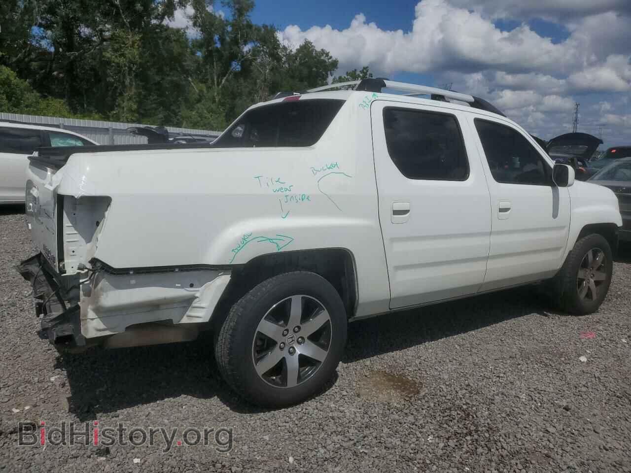 2014 HONDA RIDGELINE - VIN: 5FPYK1F61EB013239 - Фото 3