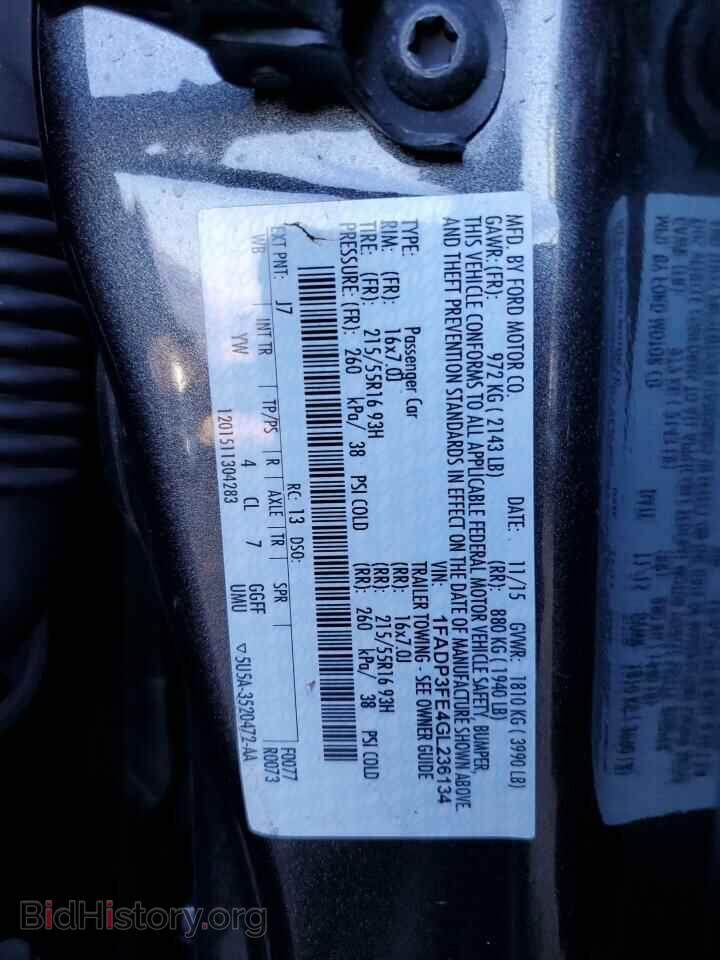 2016 FORD FOCUS - VIN: 1FADP3FE4GL236134 - Photo 12