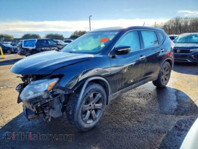 2015 Nissan ROGUE S, черный — VIN KNMAT2MV1FP562146, Copart