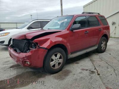 2010 Ford ESCAPE XLT, темно-бордовый — VIN 1FMCU9D72AKB90513, Copart