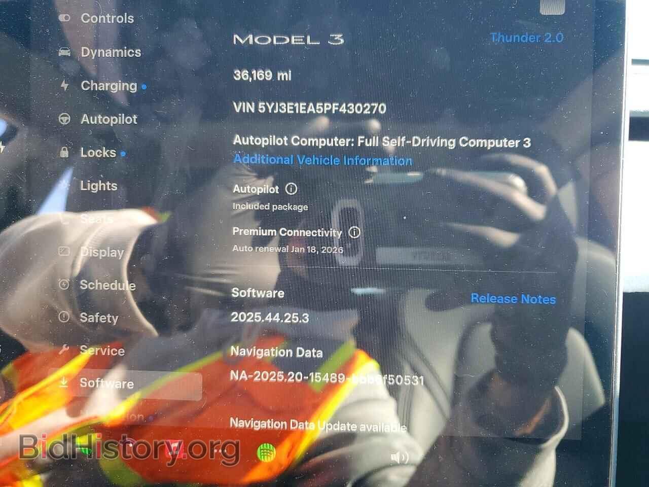 2023 TESLA MODEL 3 - VIN: 5YJ3E1EA5PF430270 - Фото 9