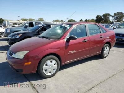 2007 Ford ALL MODELS ZX4, бордовый — VIN 1FAFP34N17W280490, Copart