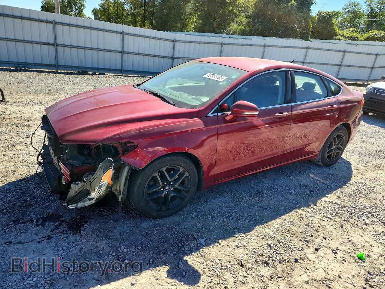 2016 Ford FUSION SE (VIN 1FA6P0HDXG5127595) — фото 1 из 12, Copart, повреждение: передняя часть