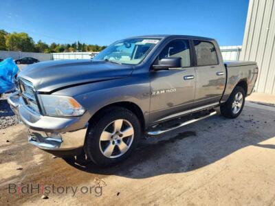 2012 Dodge RAM 1500 SLT, серый — VIN 1C6RD7LT7CS185335, Copart