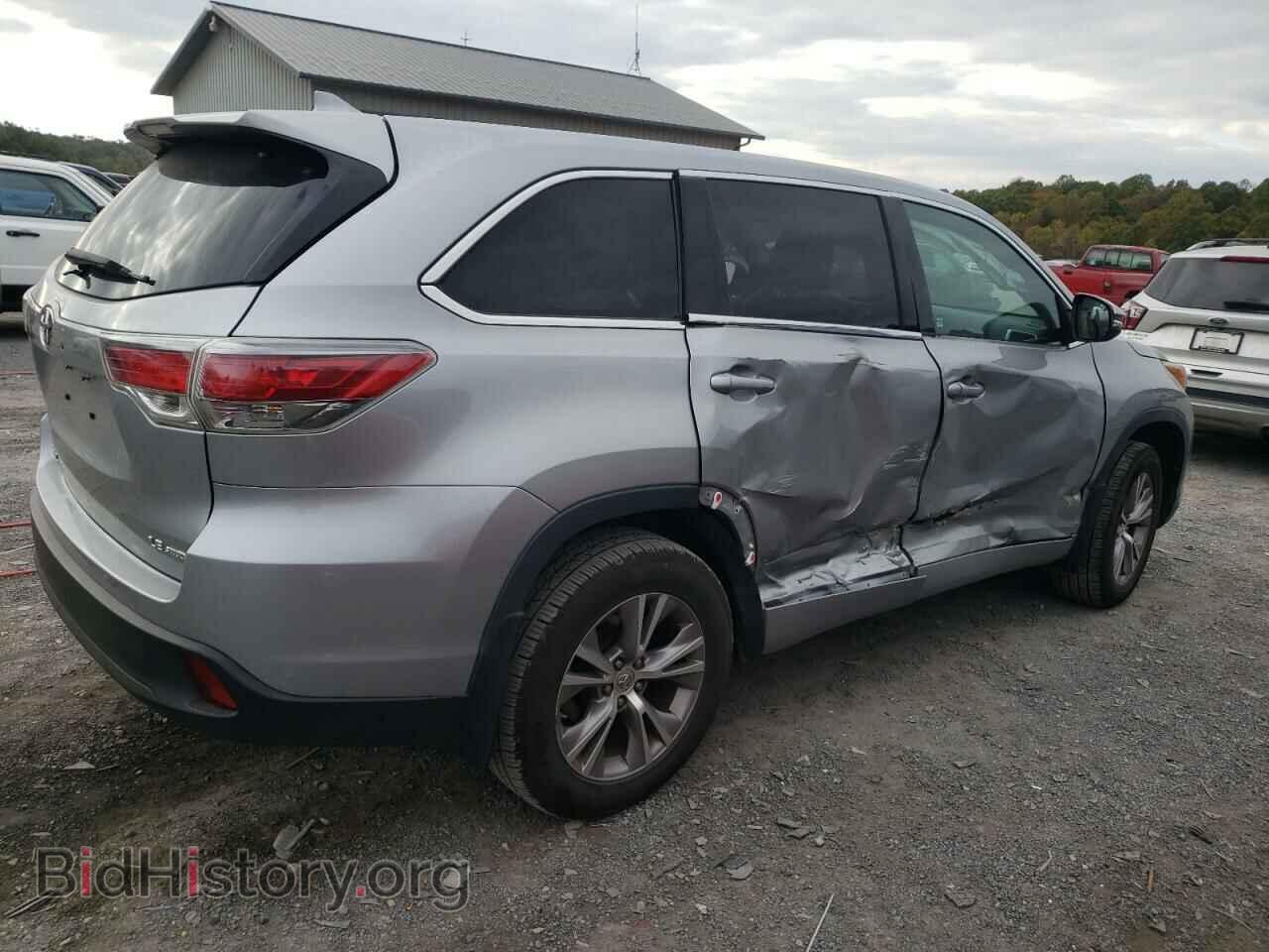 2015 TOYOTA HIGHLANDER - VIN: 5TDBKRFHXFS210132 - Фото 3