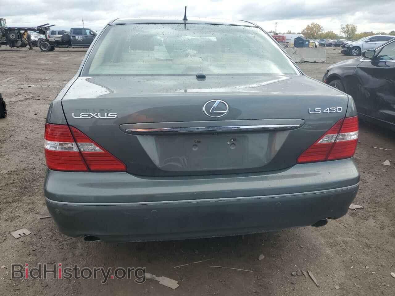 2006 LEXUS LS430 - VIN: JTHBN36F765045373 - Фото 6