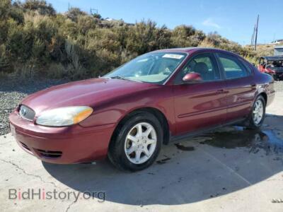 2006 Ford TAURUS Taurus SEL, burgundy — VIN 1FAFP56U76A113823, Copart