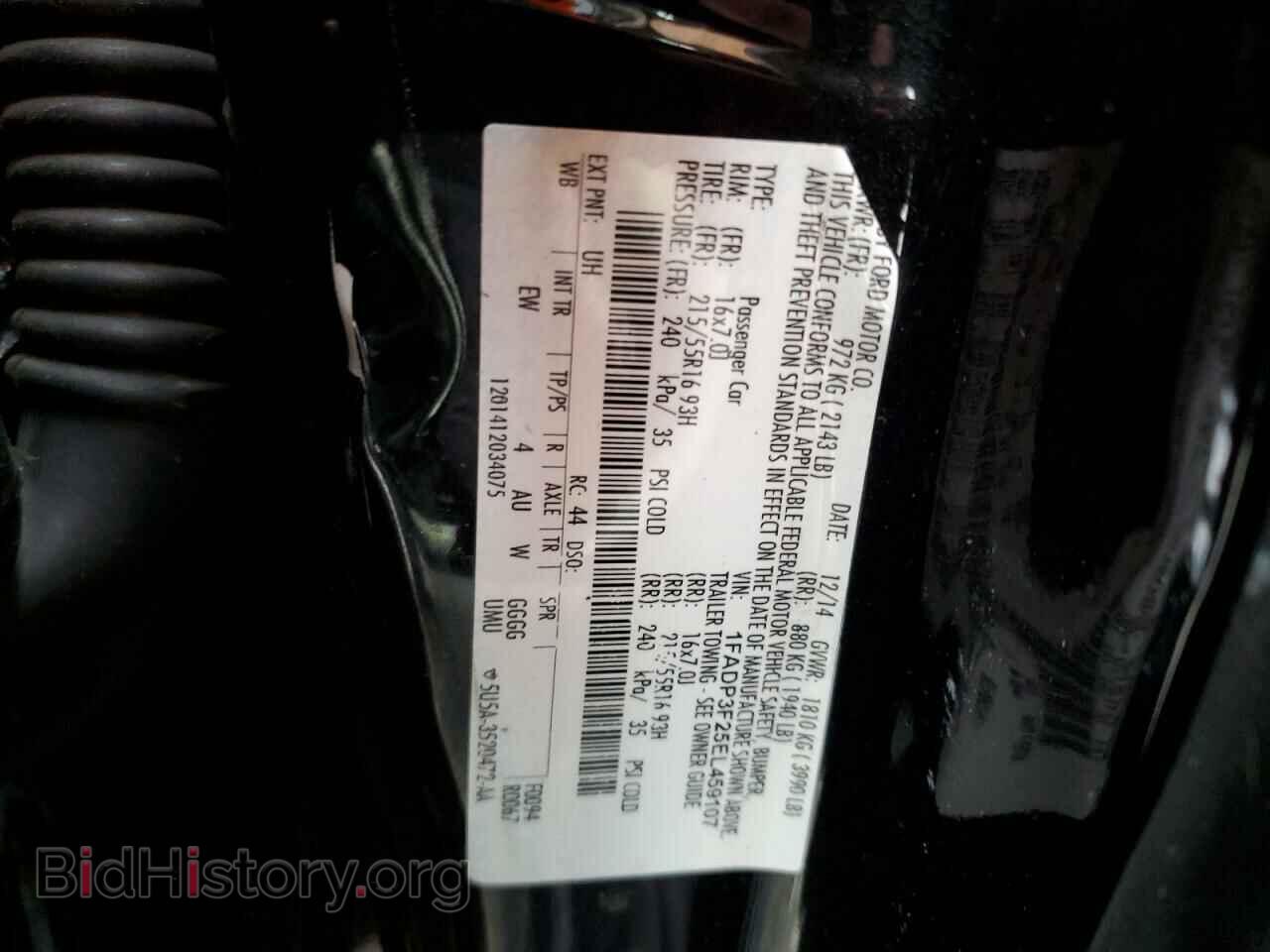 2014 FORD FOCUS - VIN: 1FADP3F25EL459107 - Photo 12