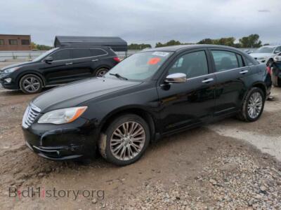 2013 Chrysler 200 Limited, черный — VIN 1C3CCBCB9CN298038, Copart