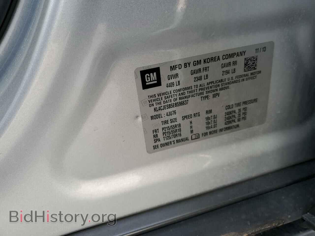 2014 BUICK ENCORE - VIN: KL4CJESB5EB596637 - Photo 13