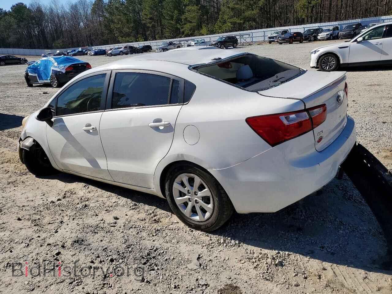 2013 KIA RIO - VIN: KNADM4A39D6205225 - Фото 2