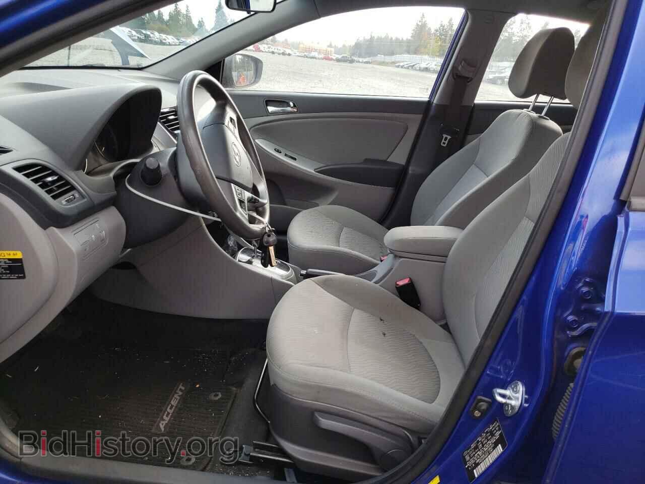 2012 HYUNDAI ACCENT - VIN: KMHCU4AE1CU186093 - Фото 7