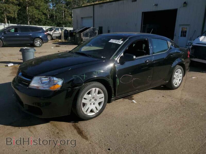 2013 Dodge AVENGER SE (VIN 1C3CDZAG7DN750185) — фото 1 из 12, Copart, повреждение: по всему кузову