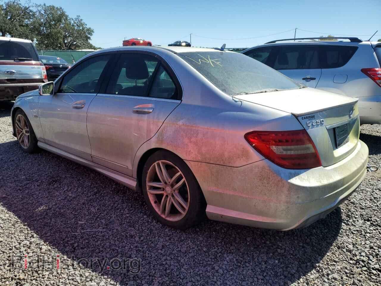 2012 MERCEDES-BENZ C-CLASS - VIN: WDDGF4HB7CA726307 - Фото 2