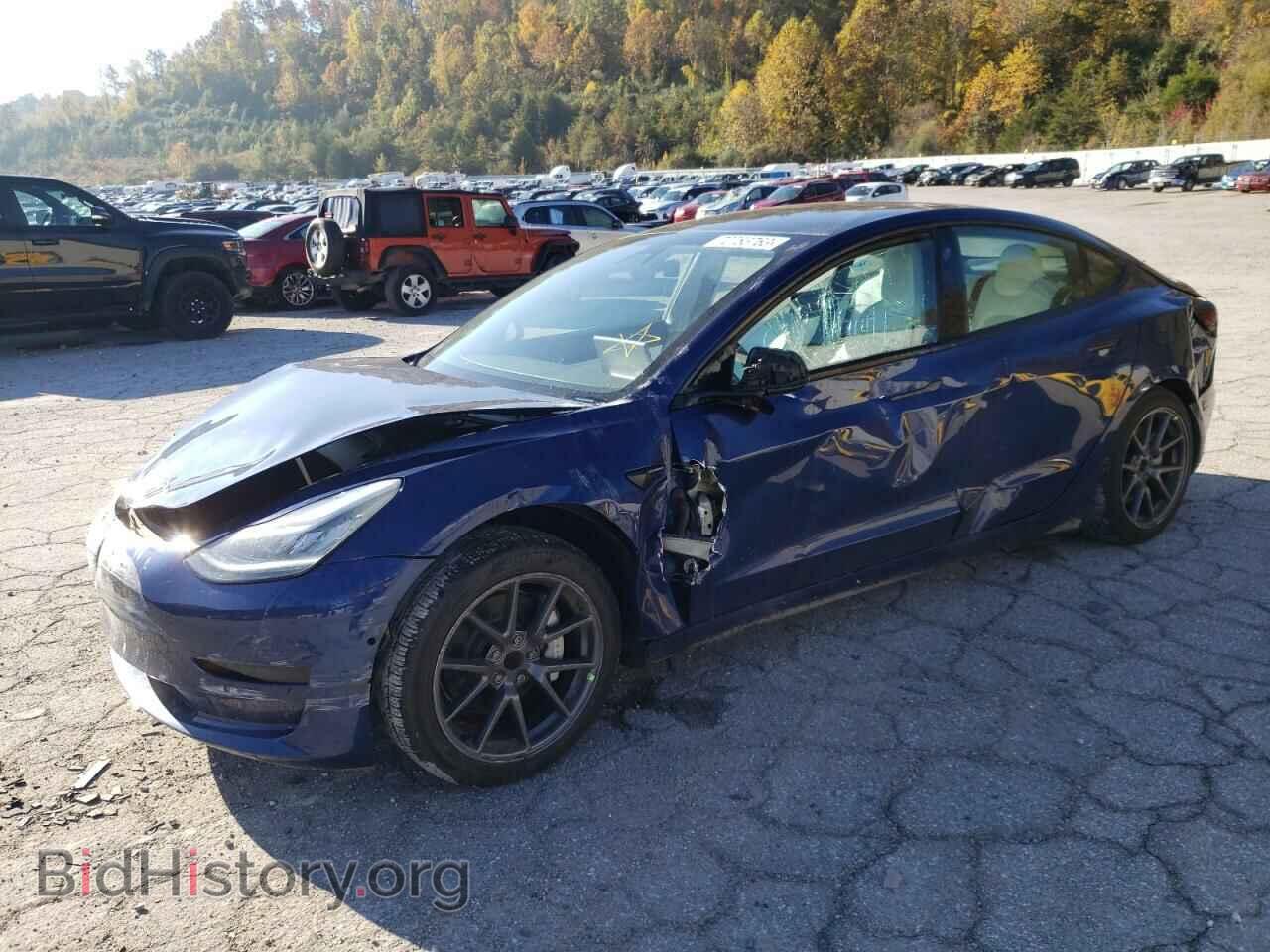 Photo 5YJ3E1EA7MF856845 - TESLA MODEL 3 2021