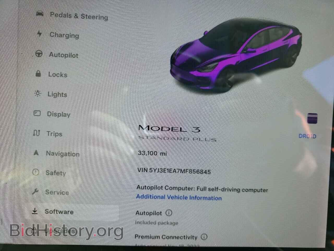 2021 TESLA MODEL 3 - VIN: 5YJ3E1EA7MF856845 - Photo 9