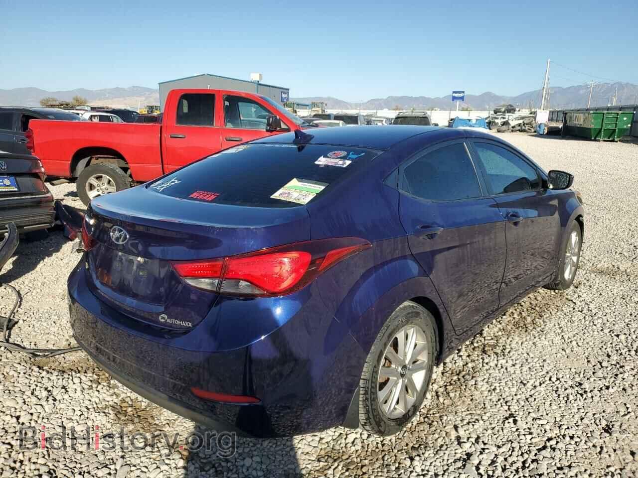 2014 HYUNDAI ELANTRA - VIN: 5NPDH4AEXEH541935 - Фото 3