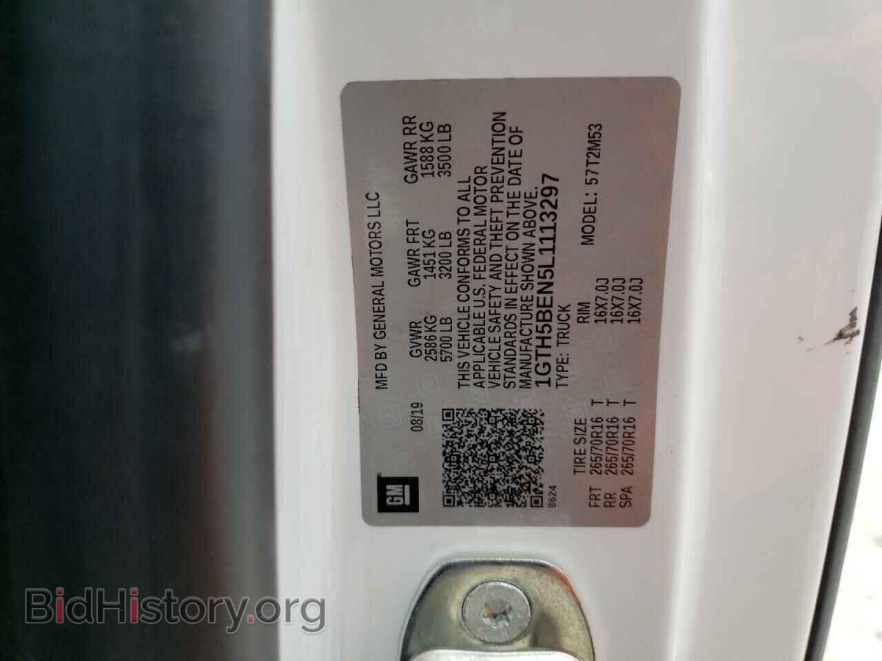 2020 GMC CANYON - VIN: 1GTH5BEN5L1113297 - Фото 12