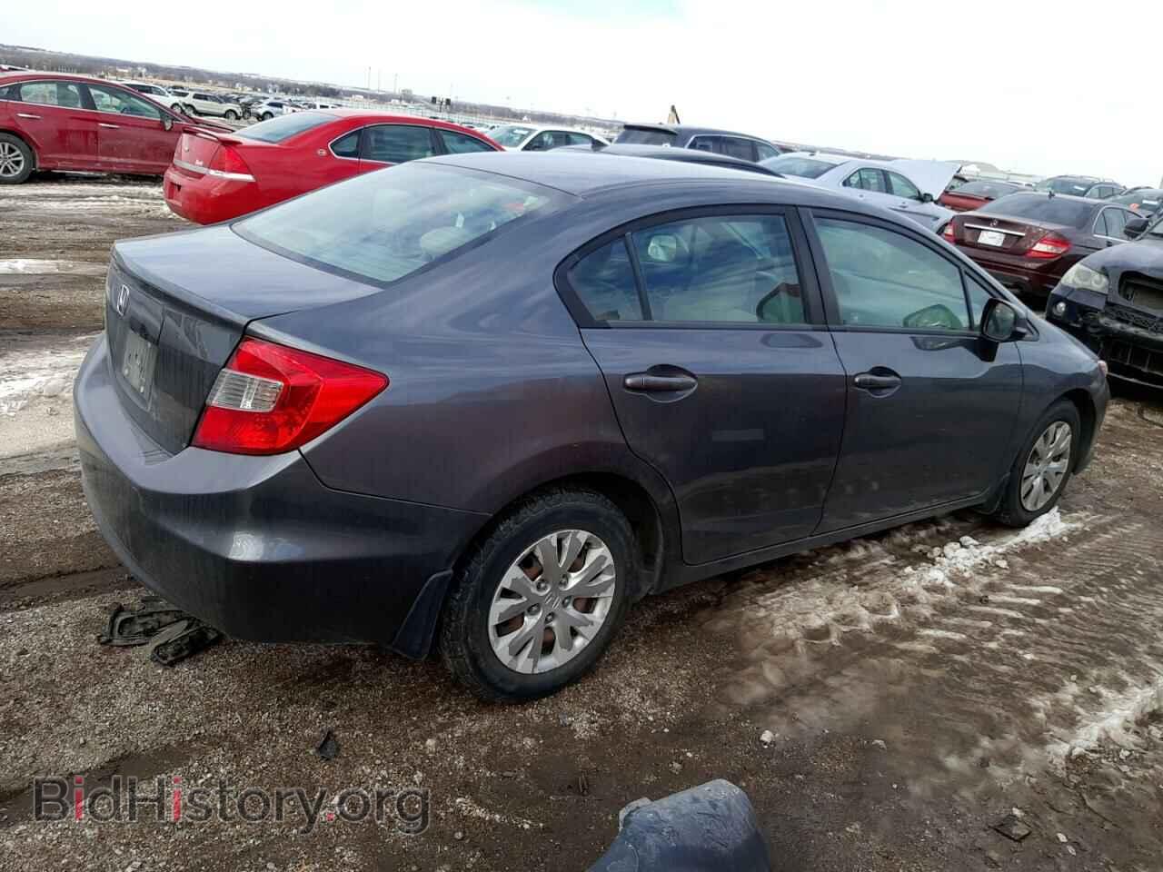 2012 HONDA CIVIC - VIN: 19XFB2F56CE045362 - Фото 3