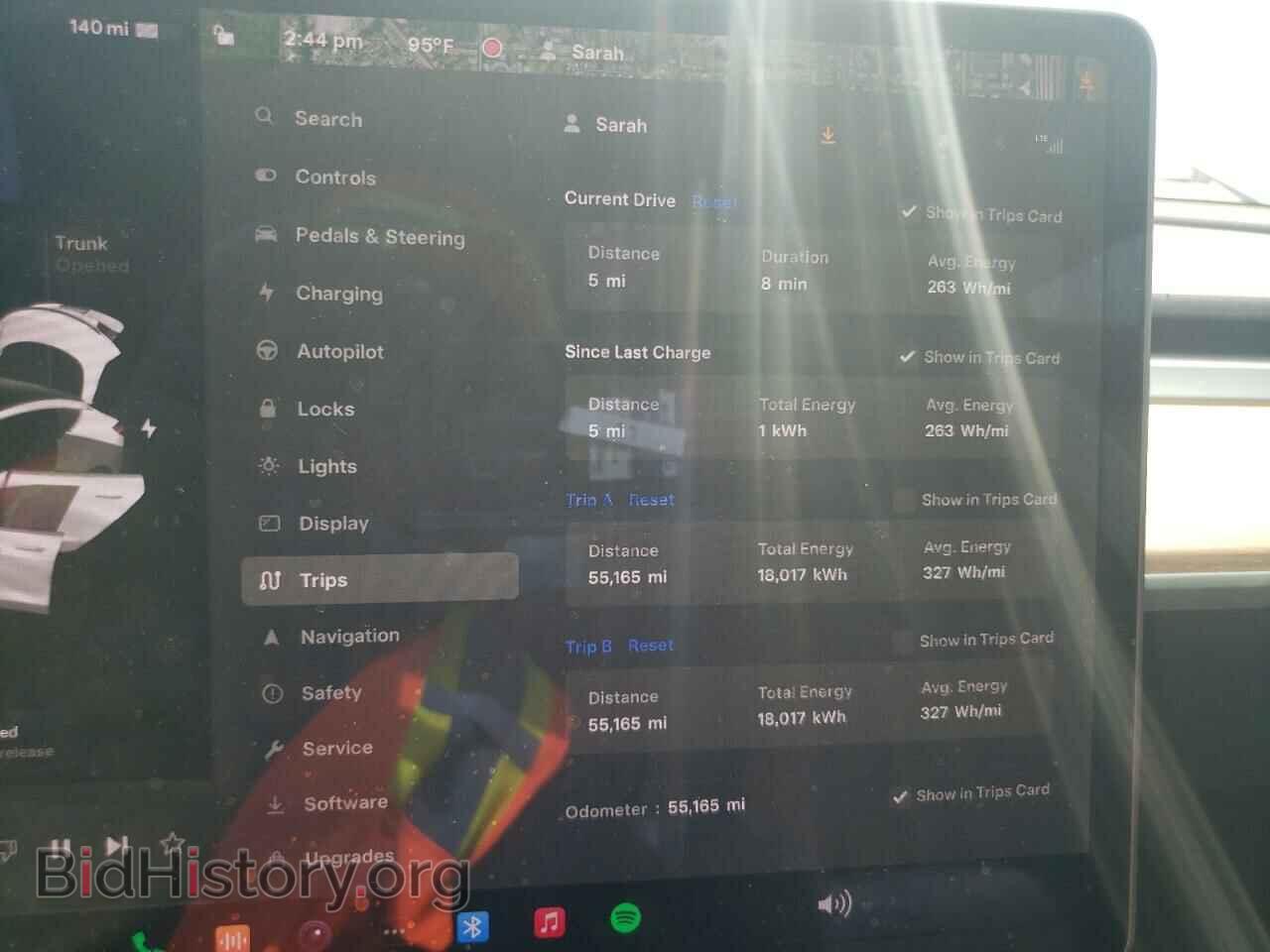 2020 TESLA MODEL 3 - VIN: 5YJ3E1EC5LF714154 - Фото 9