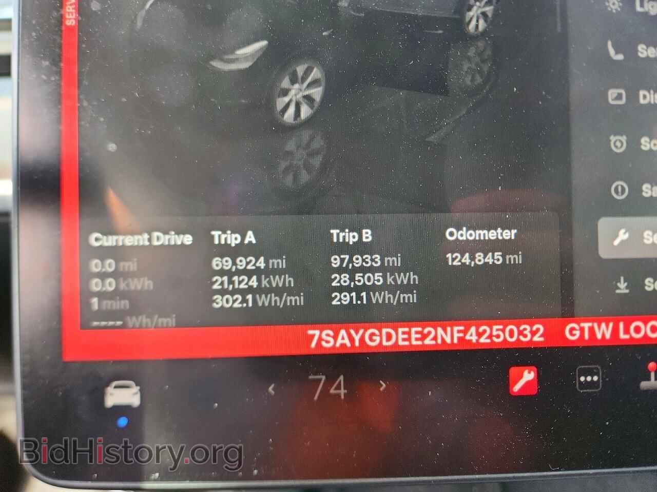 2022 TESLA MODEL Y - VIN: 7SAYGDEE2NF425032 - Фото 9